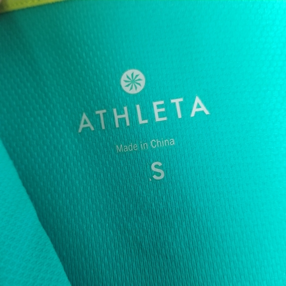 Athleta Birdie Tennis Ruched Polo Short Sleeve Top - Picture 6 of 7